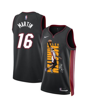 Caleb Martin 16 Miami Heat Energizing Force 2023 NBA Champions Swingman Jersey - Black