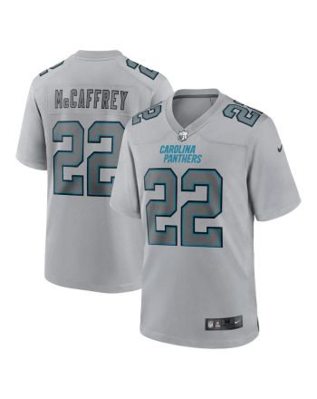 Christian McCaffrey 22 Carolina Panthers Men Atmosphere Fashion Game Jersey - Gray