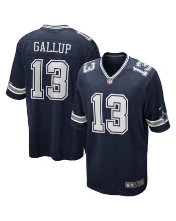 Dallas Cowboys Michael Gallup 13 Navy Game Men Jersey Jersey