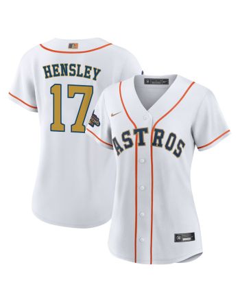 David Hensley 17 Houston Astros 2023 Women Jersey - White/Gold