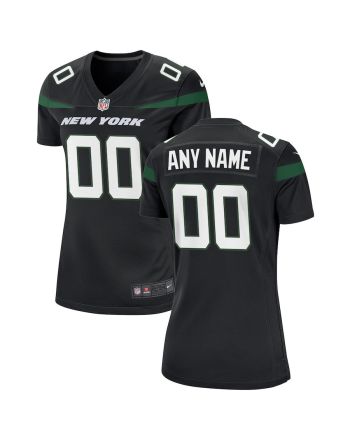 New York Jets Women Alternate Custom Game Jersey - Stealth Black