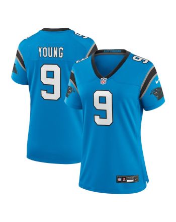 Bryce Young 9 Carolina Panthers Women Jersey - Blue