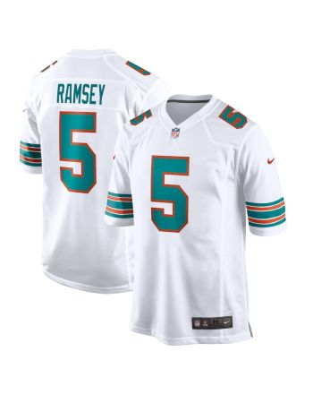 Jalen Ramsey 5 Miami Dolphins Men Alternate Game Jersey - White