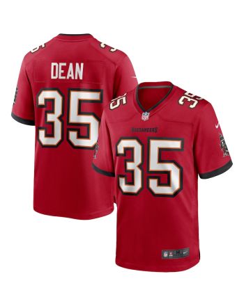 Jamel Dean 35 Tampa Bay Buccaneers Game Jersey - Red