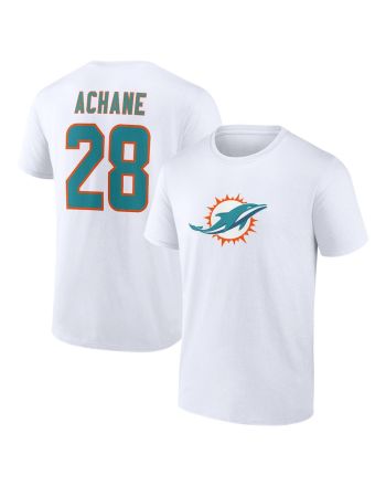 De’Von Achane 28 Miami Dolphins Unisex T-Shirt - White