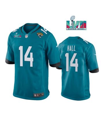 Marvin Hall 14 Jacksonville Jaguars Super Bowl LVII Super Bowl LVII Game Teal Jersey