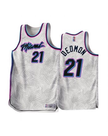 Miami Heat Dewayne Dedmon 21 2022-23 Earned Edition White Men Jersey