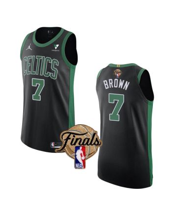 Boston Celtics Celtics Jaylen Brown 7 Final 2022 Men Jersey Statement Black