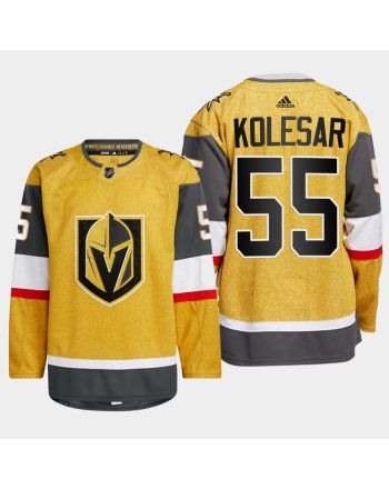 Keegan Kolesar 55 Vegas Golden Knights Gold Jersey 2023 Home