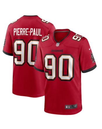 Jason Pierre-Paul 90 Tampa Bay Buccaneers Game Player Jersey - Red