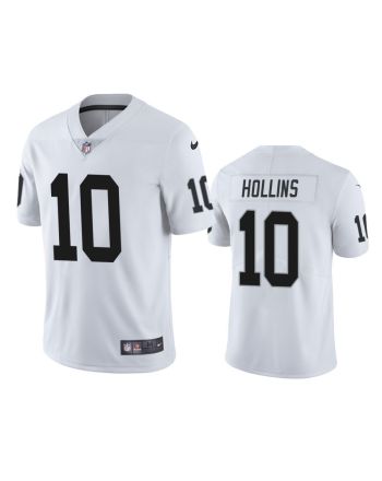 Las Vegas Raiders Mack Hollins 10 White Vapor Limited Jersey