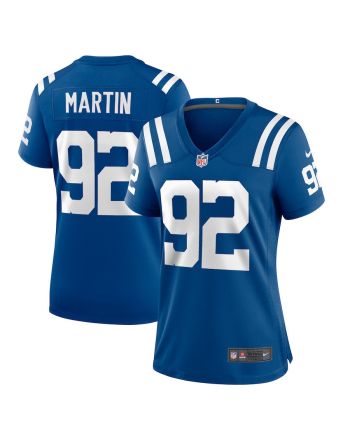 Jacob Martin 92 Indianapolis Colts Women Team Game Jersey - Royal