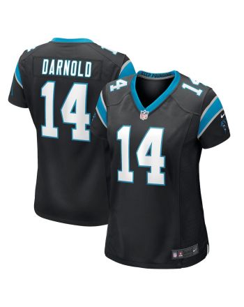 Sam Darnold 14 Carolina Panthers Women Game Jersey - Black