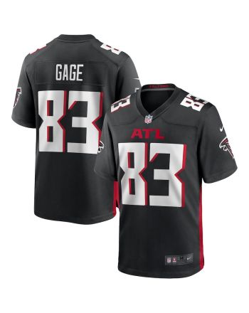 Russell Gage 83 Atlanta Falcons Men's Game Jersey - Black