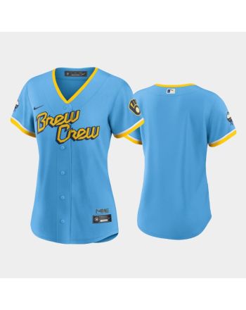 Milwaukee Brewers Powder Blue 2022-23 City Connect Women's Jersey