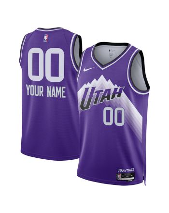 Utah Jazz 2023/24 City Edition Swingman Custom Jersey - Purple