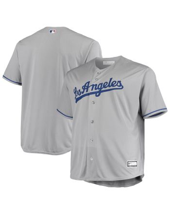 Men's Gray Los Angeles Dodgers Big & Tall Team Jersey Jersey