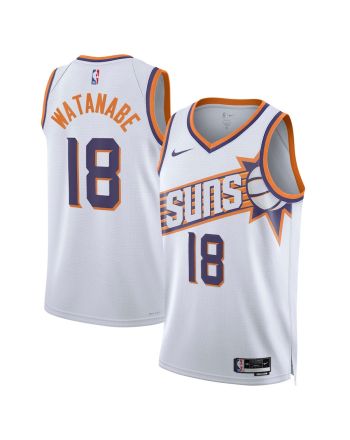 Yuta Watanabe 18 Phoenix Suns 2023/24 Swingman Jersey - Association Edition - White