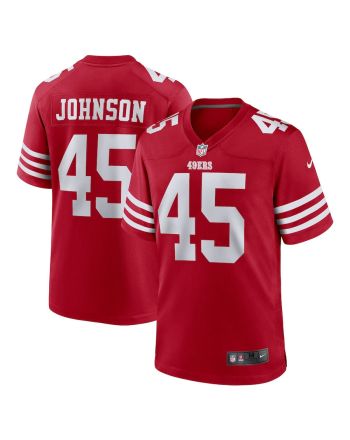 Buddy Johnson San Francisco 49ers Game Player Jersey - Scarlet