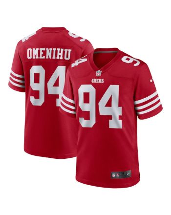 Charles Omenihu San Francisco 49ers Game Player Jersey - Scarlet