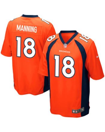 Peyton Manning 18 Denver Broncos YOUTH Team Color Game Jersey - Orange