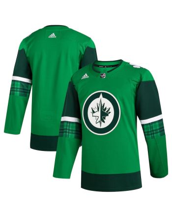 Winnipeg Jets 2023 St. Patrick's Day Primegreen Men Jersey - Kelly Green