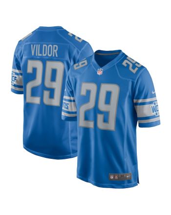 Kindle Vildor 29 Detroit Lions Game Men Jersey - Blue