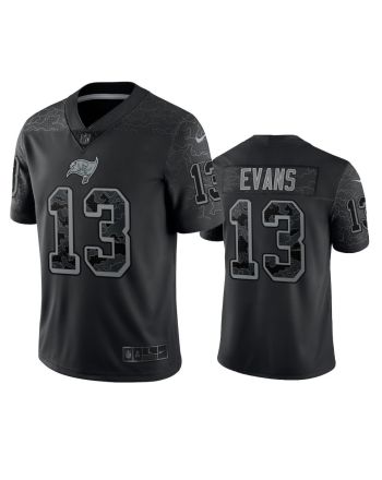 Mike Evans 13 Tampa Bay Buccaneers Black Reflective Limited Jersey - Men