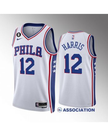 Tobias Harris 12 Philadelphia 76ers White Jersey 2022-23 Association Edition Swingman