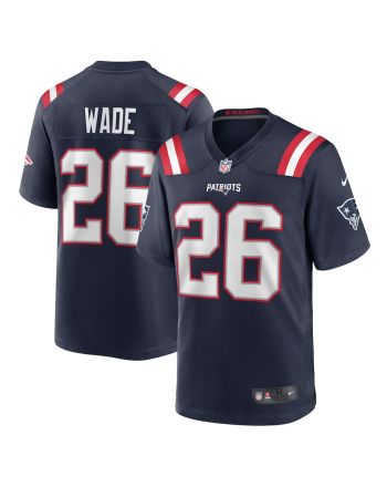 Shaun Wade 26 New England Patriots Men Game Jersey - Navy