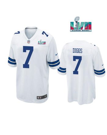 Trevon Diggs 7 Dallas Cowboys Super Bowl LVII Super Bowl LVII White Men Game Jersey