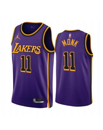 Malik Monk 2022-23 Los Angeles Lakers Purple 11 Statement Edition Jersey - Men Jersey