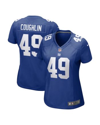 Carter Coughlin 49 New York Giants Women Game Jersey - Royal