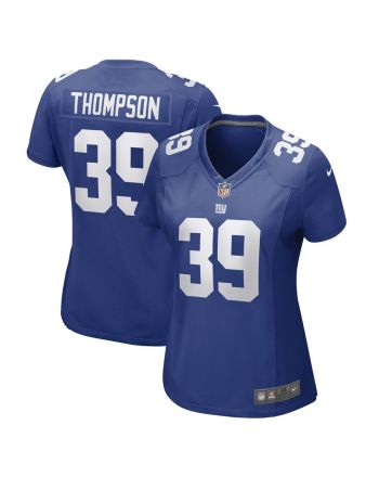 Trenton Thompson New York Giants Women's Game Player Jersey - Royal