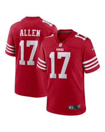 Brandon Allen 17 San Francisco 49ers Men Game Jersey - Scarlet