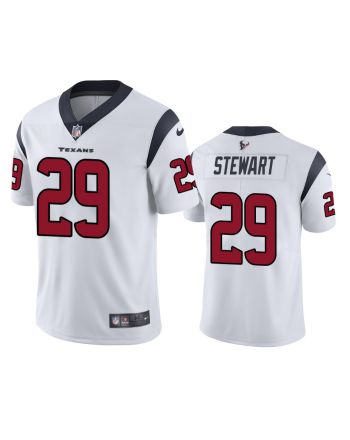 Houston Texans M.J. Stewart 29 White Vapor Limited Jersey - Men's