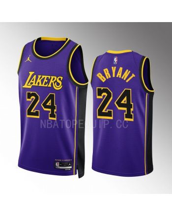 Kobe Bryant 24 Statement Edition Los Angeles Lakers Purple Men Jersey 2022-23 Swingman