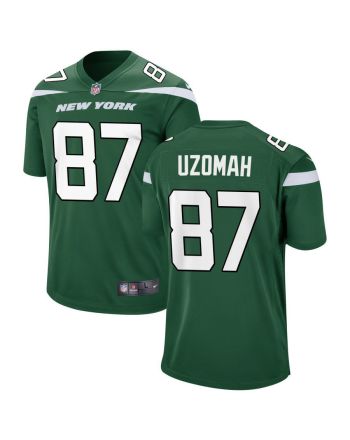 New York Jets C.J. Uzomah 87 Game Player Jersey - Gotham Green Jersey