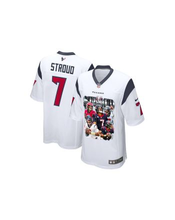 C.J. Stroud 7 Houston Texans The Gunslinger Game YOUTH Jersey - White