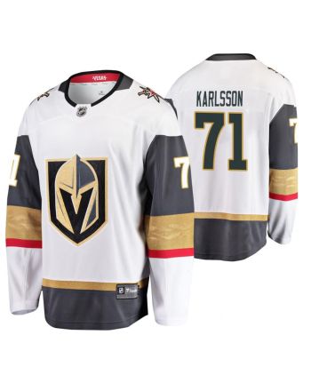 Men Vegas Golden Knights William Karlsson 71 Player Away White Jersey Jersey