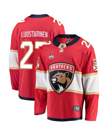 Florida Panthers Eetu Luostarinen 27 Home 2023 Stanley Cup Playoffs Breakaway Men Jersey - Red