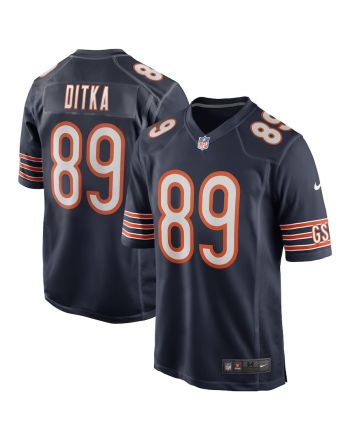 Mike Ditka 89 Chicago Bears Men Game Retired Jersey - Navy