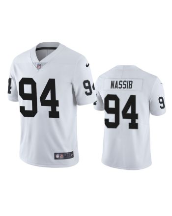 Las Vegas Raiders 94 Carl Nassib White Jersey