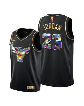 Michael Jordan 23 Chicago Bulls 75th Anniversary Team Black Jersey - Men