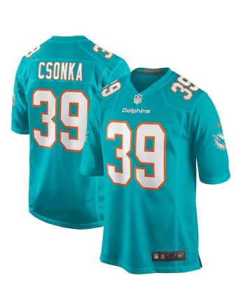 Larry Csonka 39 Miami Dolphins Men Game Retired Jersey - Aqua