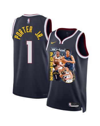 Michael Porter Jr. 1 Denver Nuggets Soaring Forward 2023 NBA Champions Swingman Jersey - Black