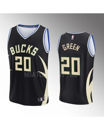 Milwaukee Bucks 20 A.C. Green Statement Edition Men Jersey 2022-23 Fast Break Black