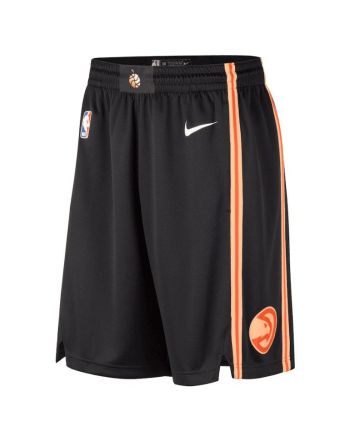 Atlanta Hawks 2022/23 City Edition Swingman Shorts - Black