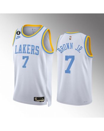 Troy Brown Jr. 7 2022-23 Los Angeles Lakers White Classic Edition Jersey