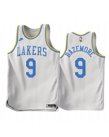 Kent Bazemore 9 Los Angeles Lakers 2022-23 Classic Edition White Jersey - Men Jersey